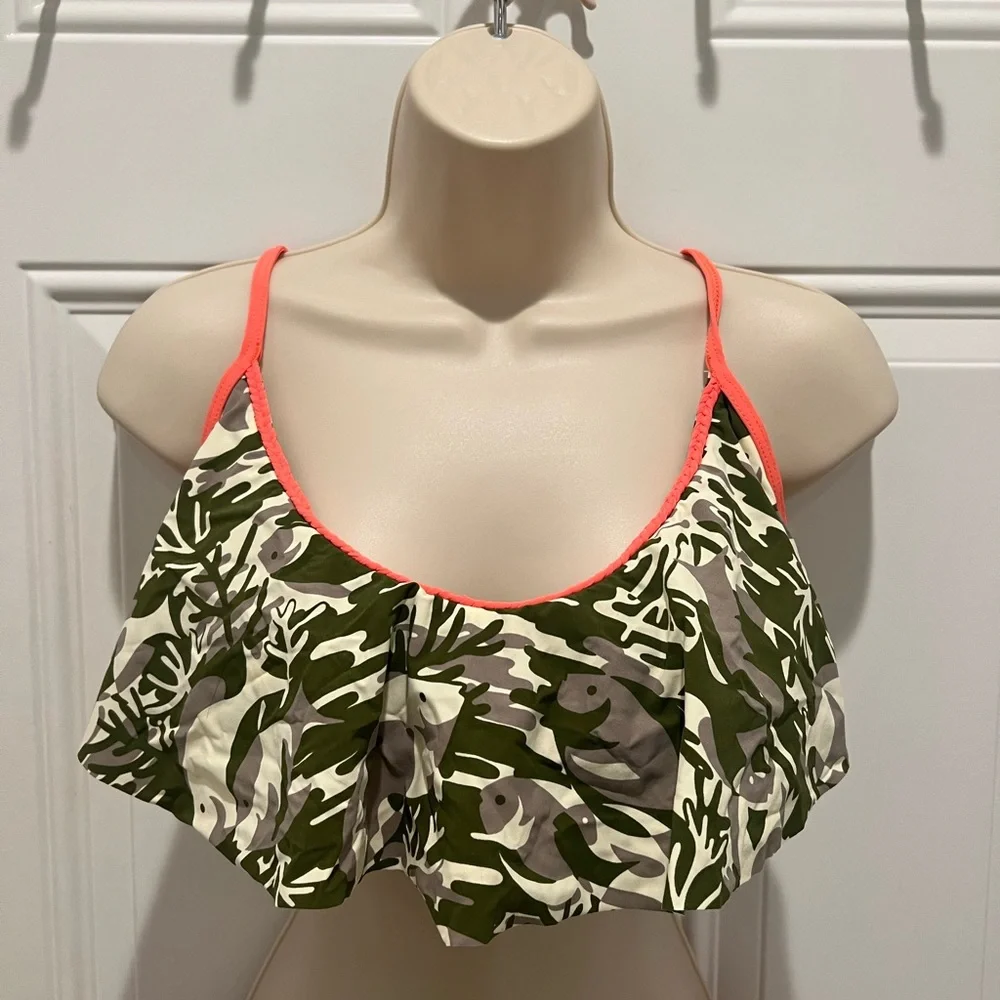 NWOT! Sperry Ruffle Bikini Top - Picture 10 of 10